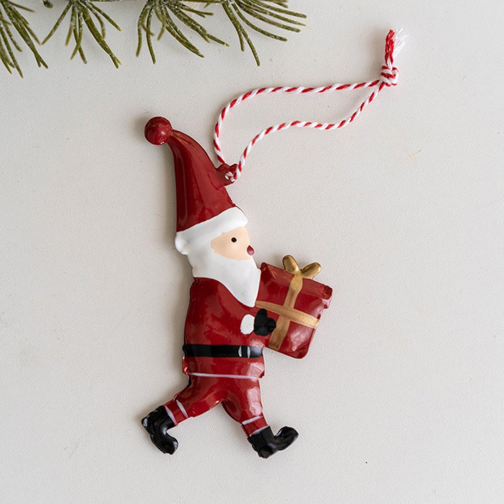 Christmas Pendant Exquisite Santa Claus Soldier Angel Shape Xmas Tree Hanging Ornaments for Festive Decoration