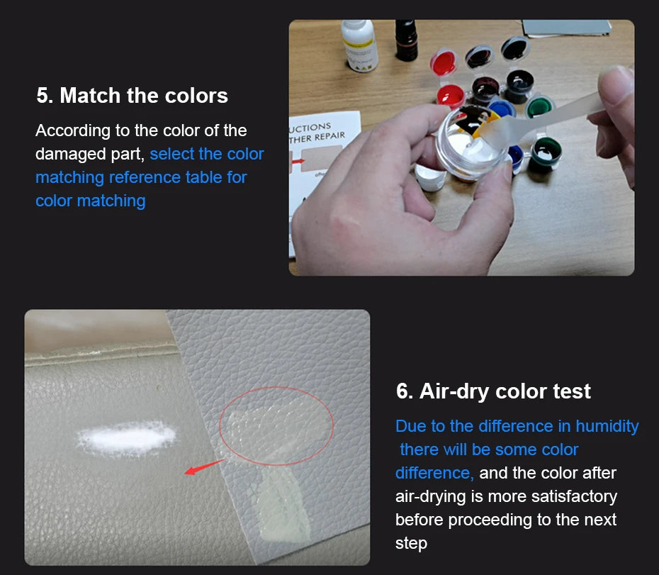 Car Liquid Leather Repair Kit Leather Skin Refurbish Tools For Car Seat Coats Sofa Holes Scratches Cracks Restoration