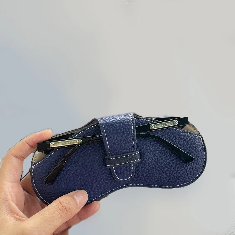 Glasses Case Women Leather Soft Glasses Bag Fashion Portable Sunglasses Box Bag Accessories Eyeglasses Case Sunglasses Box