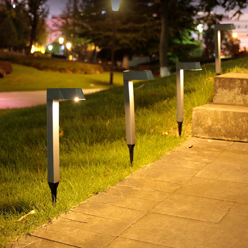 Solar LED Outdoor Lights Lawn Light Waterproof Solar Lawn Light Pathway Landscape Lamp Garden Decoration Home Yard Driveway Lawn