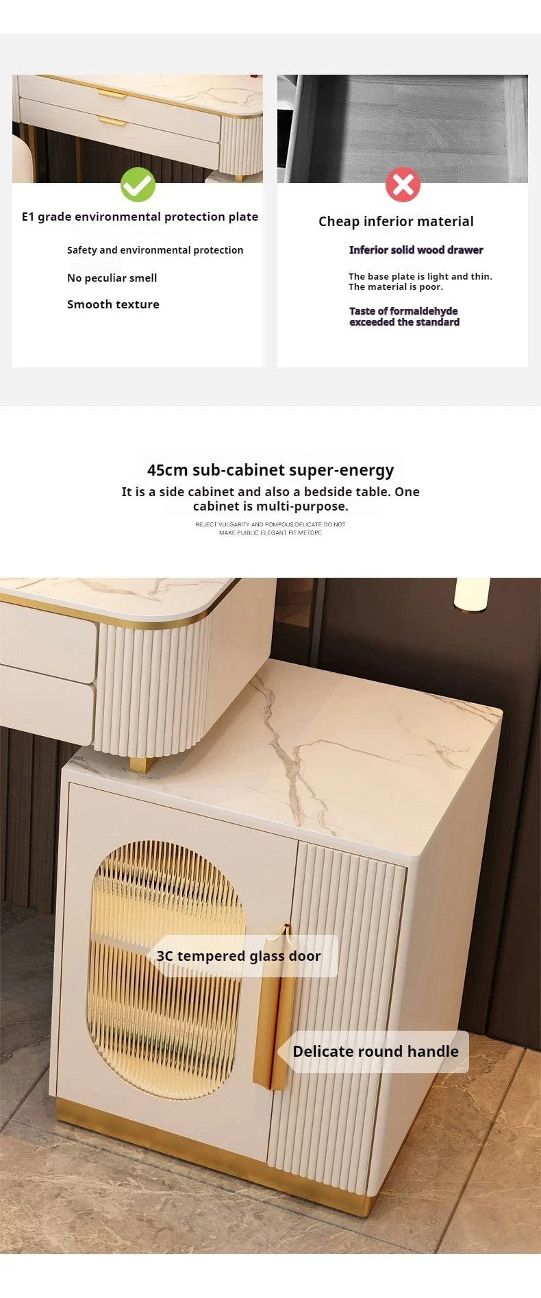 Makeup Dresser Table Vanity Filing Dressing Mobile Chest Nightstands Bedroom Komodinler Coiffeuse De Chambre Bedroom Furnitures