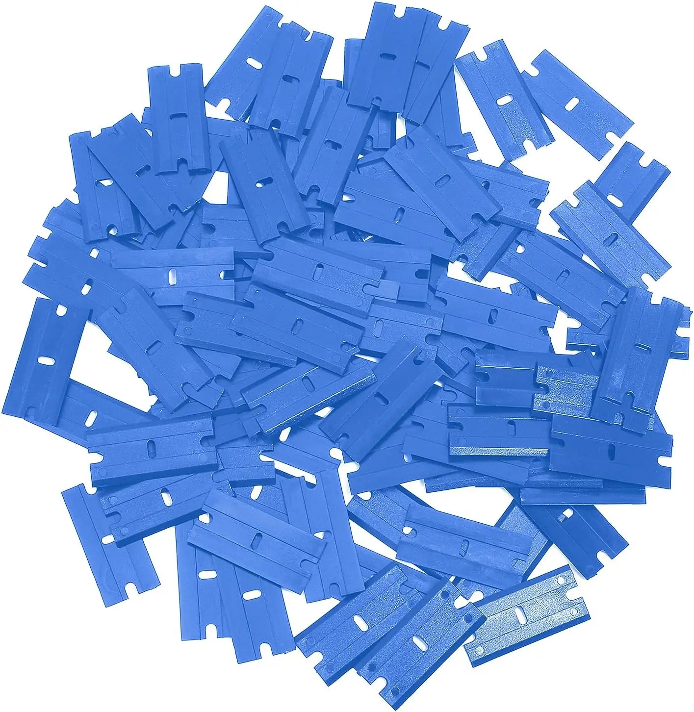 Double Edge Razor Blade Scraper with 20PCS Blades Car Stickers Remover Window Glass Stove Decals Labels Paint Cleaning Shovel