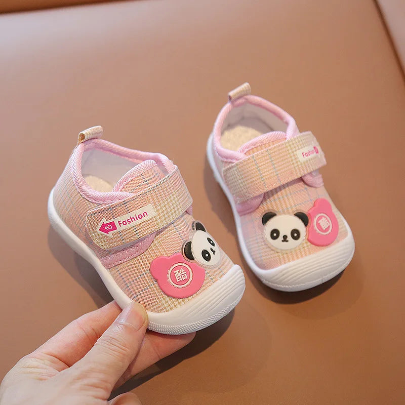 Baby Casual Shoes Breathable Canvas Shoes Infant Baby Girls Boys Soft Bottom Anti Slip First Walkers Toddler Sneakers Prewalker