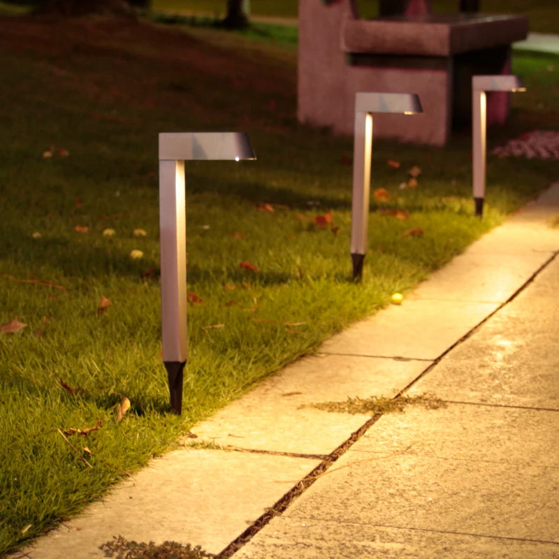 Solar LED Outdoor Lights Lawn Light Waterproof Solar Lawn Light Pathway Landscape Lamp Garden Decoration Home Yard Driveway Lawn