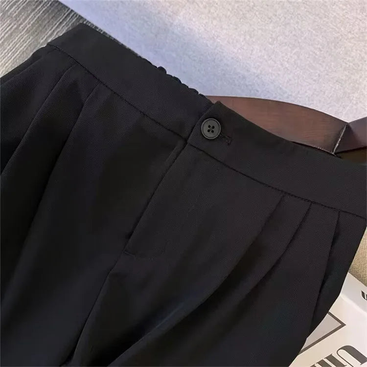 Office Lady Slim Blazer for Women, Long Sleeve Coats, Black Jackets, Casual Outerwear, Fall, Winter Fashion, 2023