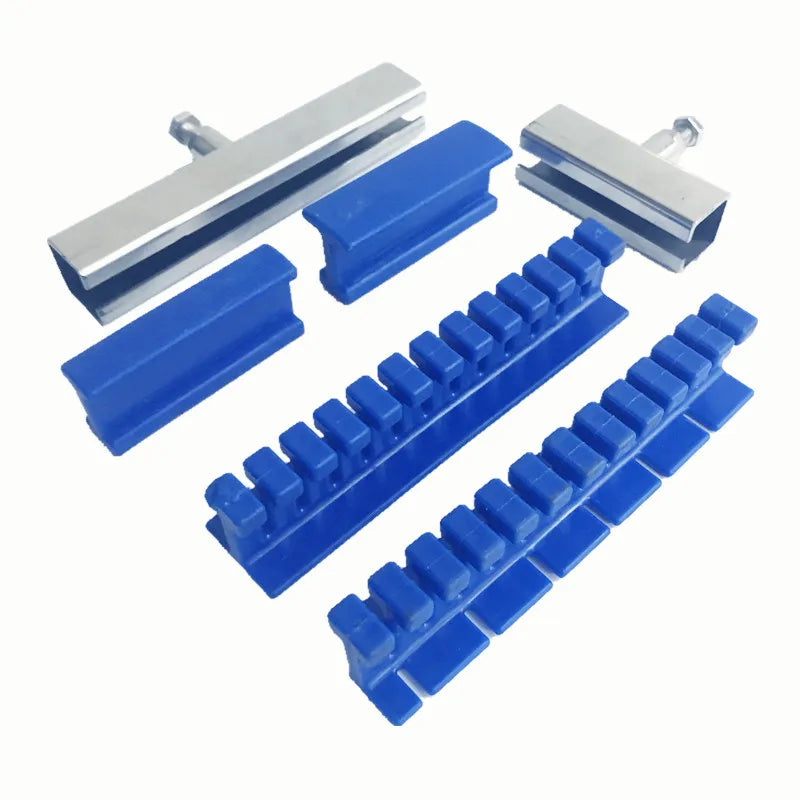 Auto Dent Repair Tools Kit Car Body Sheet Metal Paintless Bump Removal Reverse Hammer Kit Blue Tabs Set Pull Traceless Remover