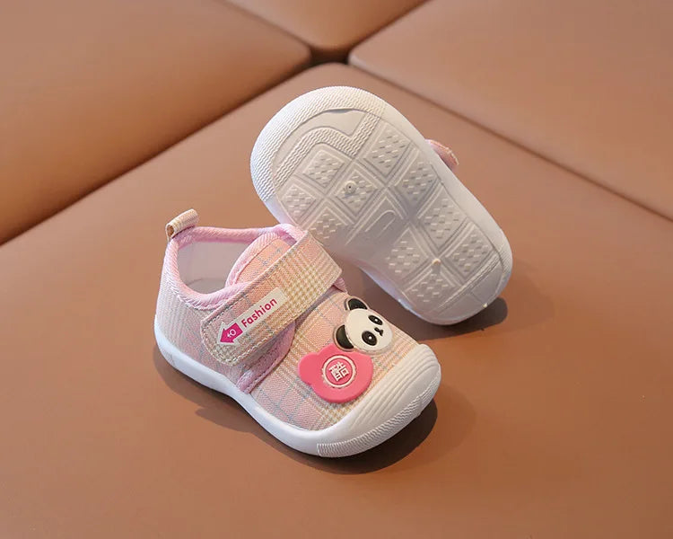 Baby Casual Shoes Breathable Canvas Shoes Infant Baby Girls Boys Soft Bottom Anti Slip First Walkers Toddler Sneakers Prewalker