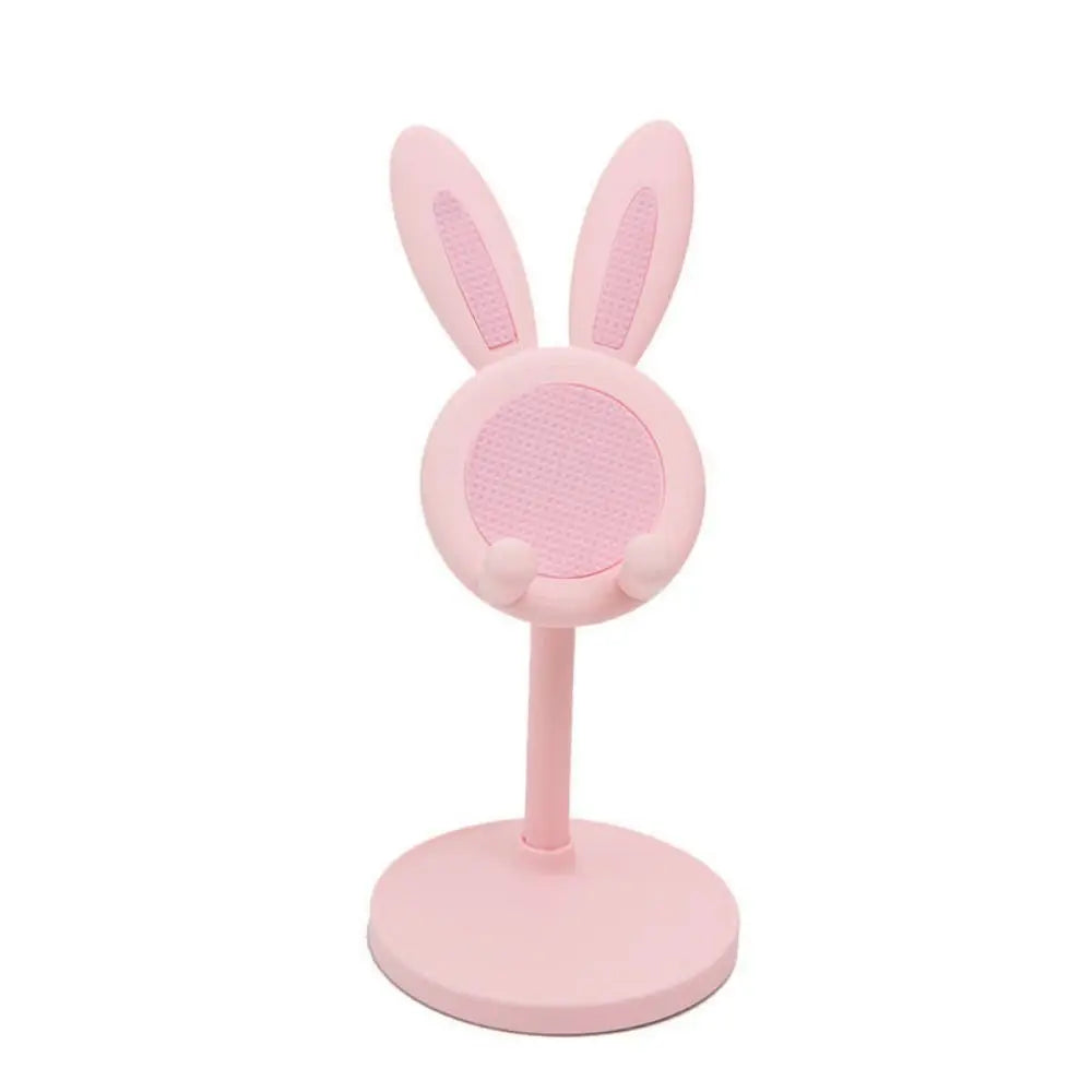 Rabbit Shape Mobile Phone Holder Stand Desktop Metal Desktop Lazy Selfie Live Support Shelf For Phone Pad Tablet Laptop Stand