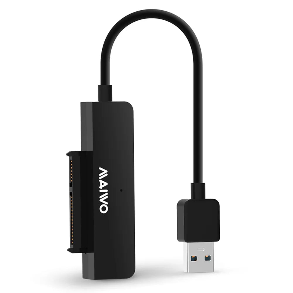 MAIWO Type C USB3.0 External Hard Drive Enclosure for 2.5 Inch 5Gbps SATA HDD and SSD Hard Disk Case Tool-Free Support UASP