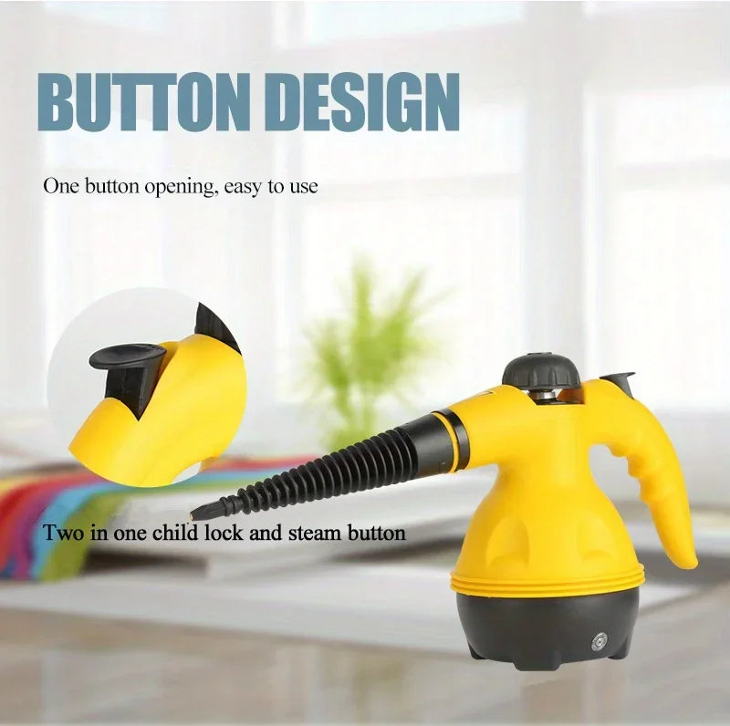 Portable Steam Cleaning Machine Suitable for a Variety of Places of Hand-held 1000W High Temperature Steamer Cleaning Machine