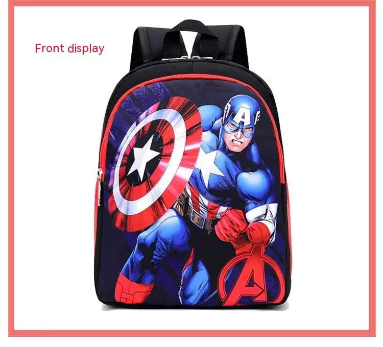 Children schoolbag spider backpack weight-reducing kindergarten Iron Man backpack cartoon large capacity boys and girls backpack