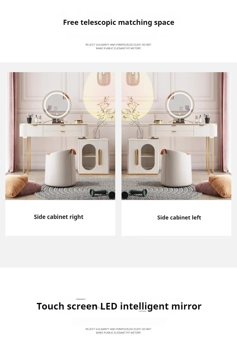 Makeup Dresser Table Vanity Filing Dressing Mobile Chest Nightstands Bedroom Komodinler Coiffeuse De Chambre Bedroom Furnitures