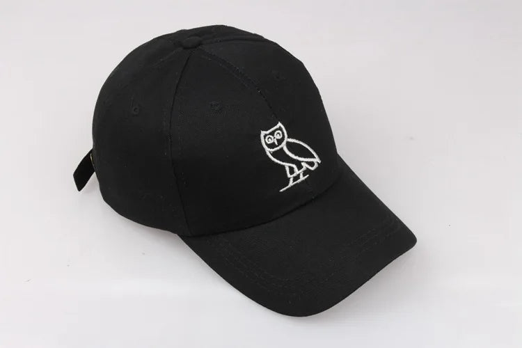 Fashion Trendy Pop Hip Hop Baseball Cap Embroidery Owl Sun Dad Hat for Men Women Streetwear Outdoor Caps Casquette Gorras