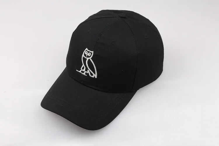 Fashion Trendy Pop Hip Hop Baseball Cap Embroidery Owl Sun Dad Hat for Men Women Streetwear Outdoor Caps Casquette Gorras