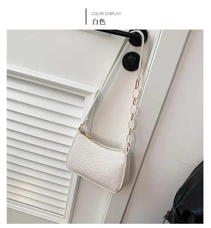 Fashion Felt Shoulder Bags For Women Women'S Subaxillary Bag Design Advanced Texture Armpit Handbags Purses Crescent Saddle Bag