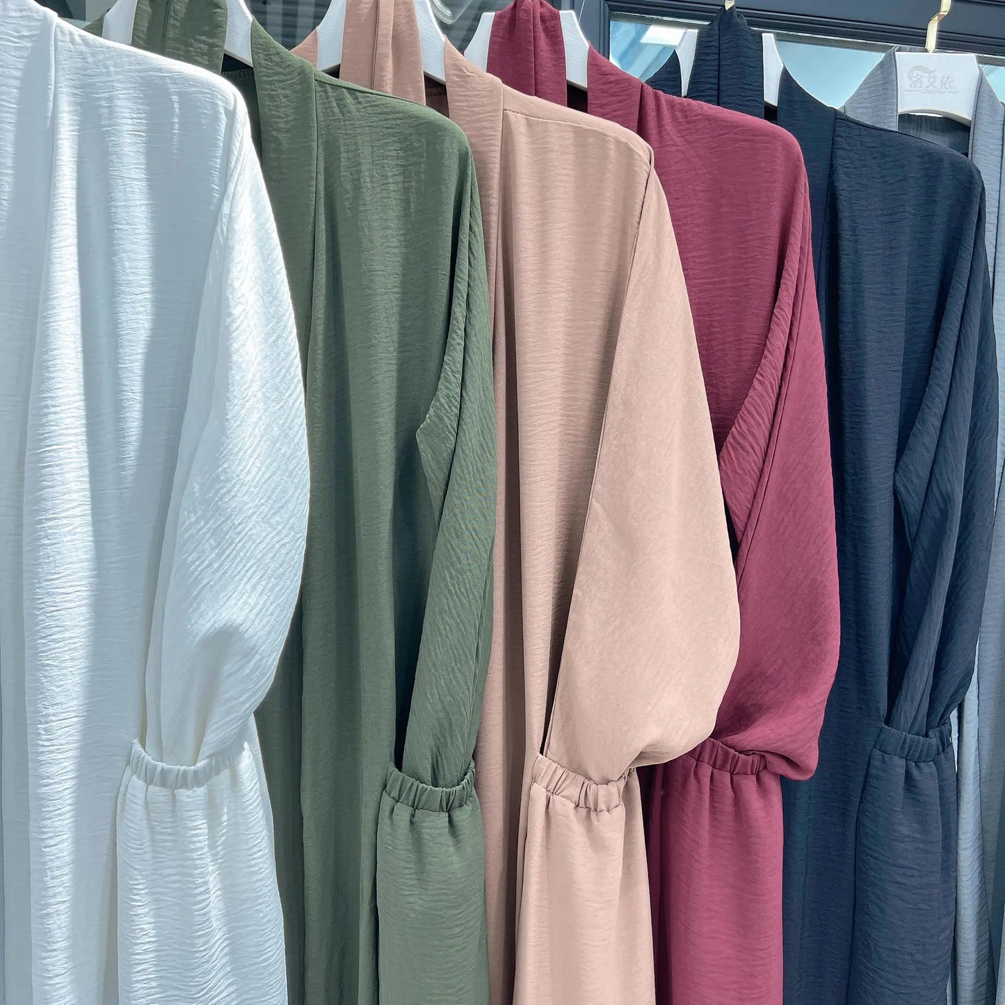 Ramadan Eid Abaya Dubai Turkey Hijab Dress Muslim Woman Kimono Modest Kaftan Robe Femme Islamic Clothing Open Abayas for Women