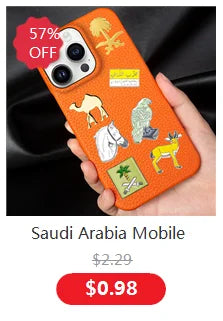 5pcs a lot Saudi Arabia Mobile Photo 3M Sticker Badge Metal Pin Broooches Pins