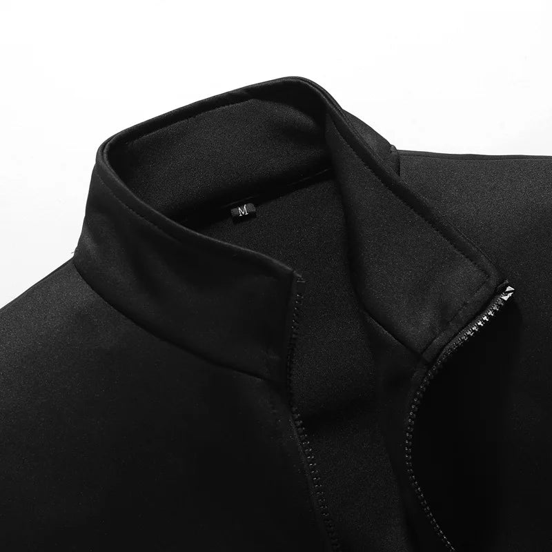 (M-5XL)Spring And Autumn New Korean Sweater Suit Men's Casual Sports Trend Three Piece Suit