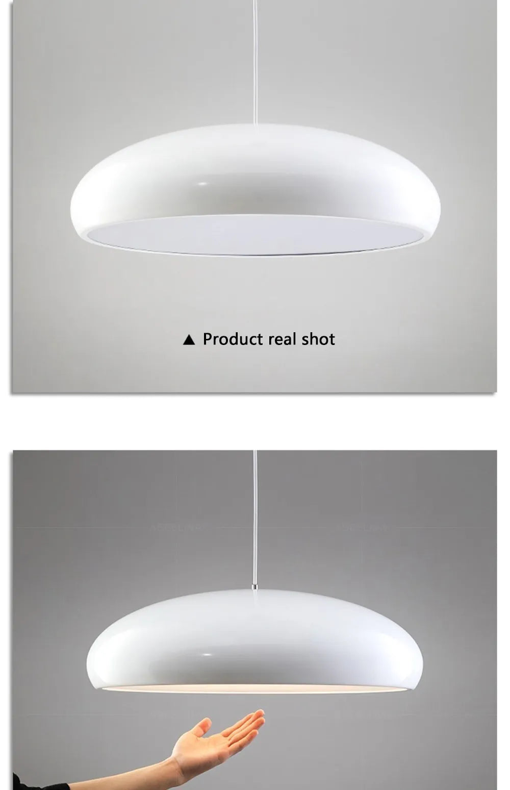 Nordic LED Pendant Light Macaron 35/45/60CM Round Hanging Luminaire Living Room Dining Room Caffee Home Lighting Decor Luminaire