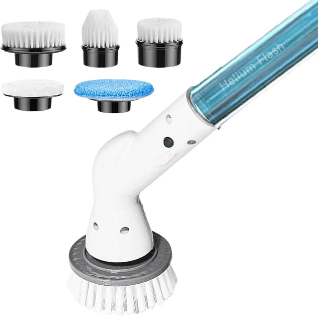 Electric Multipurpose Cleaning Brush Kitchen Gadgets Hair Brushes Bathroom Broom Toilet Household Cordless Spin Scrubber Mops