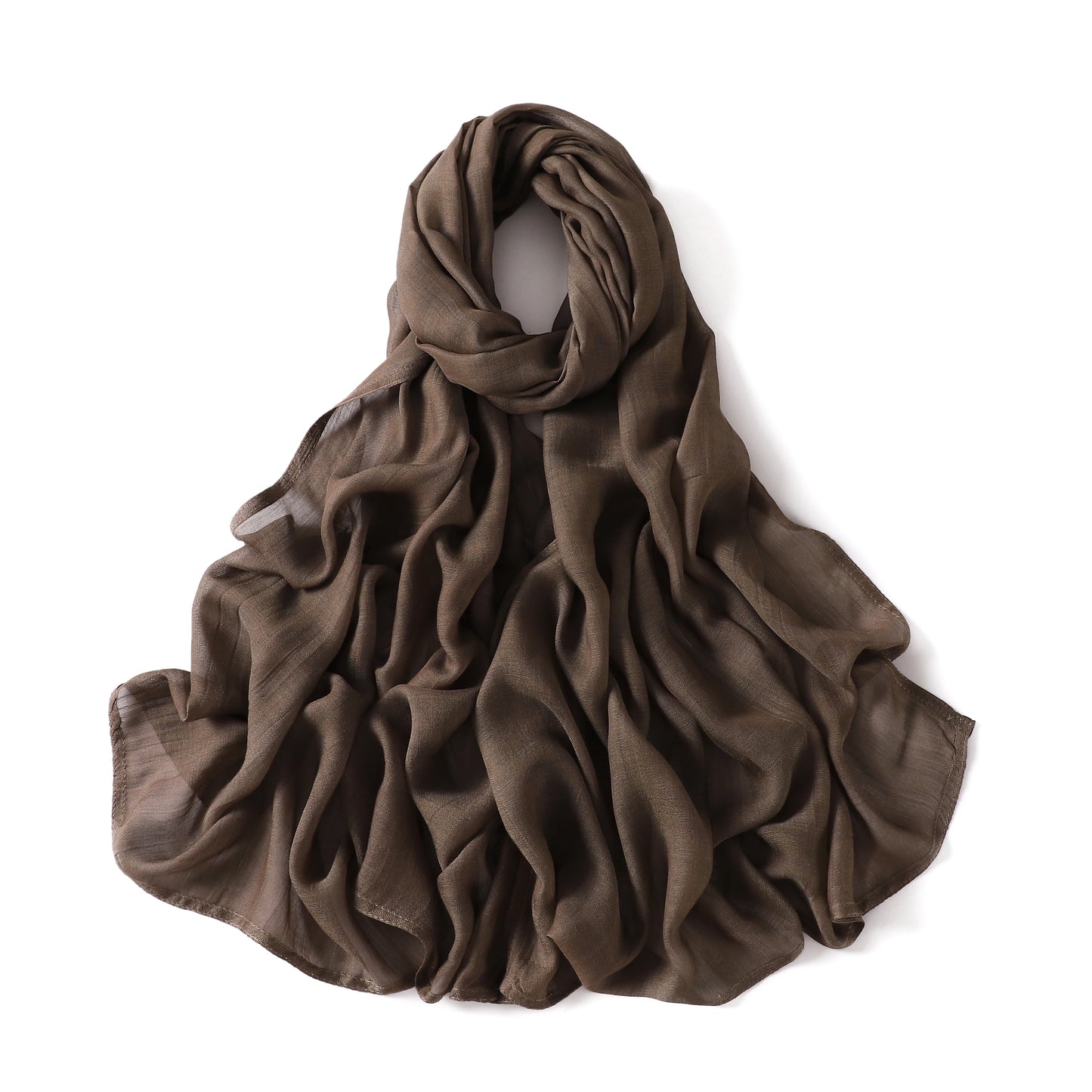 Cotton Rayon Hijabs Scarf Solid Headscarf Wraps Big Size Plain Long Shawls Muslim Women Hijab Islamic Turban Headbands Foulard