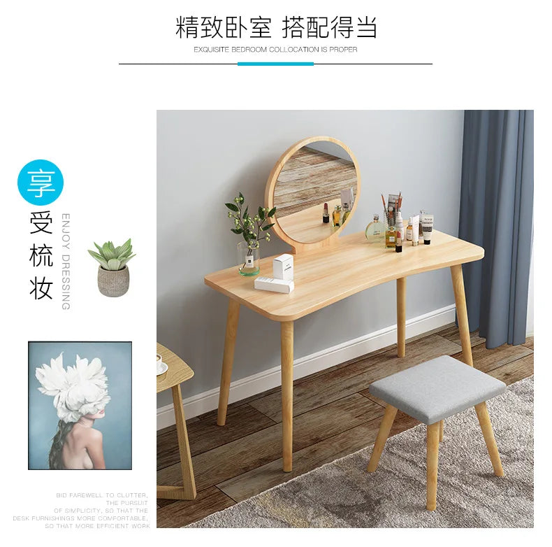 Bedroom Dresser Modern Dressing Table with Stool Mirror Dressing Table Bedroom Makeup Dressing Table Home Furniture
