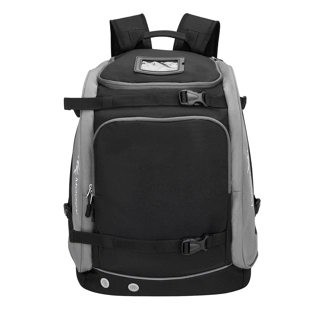 65L Ski Boot Travel Backpack Large Capacity Ski Boot Bag Durable Storage Backpack For Ski Helmet Goggles Snowboard 21x15x13 In
