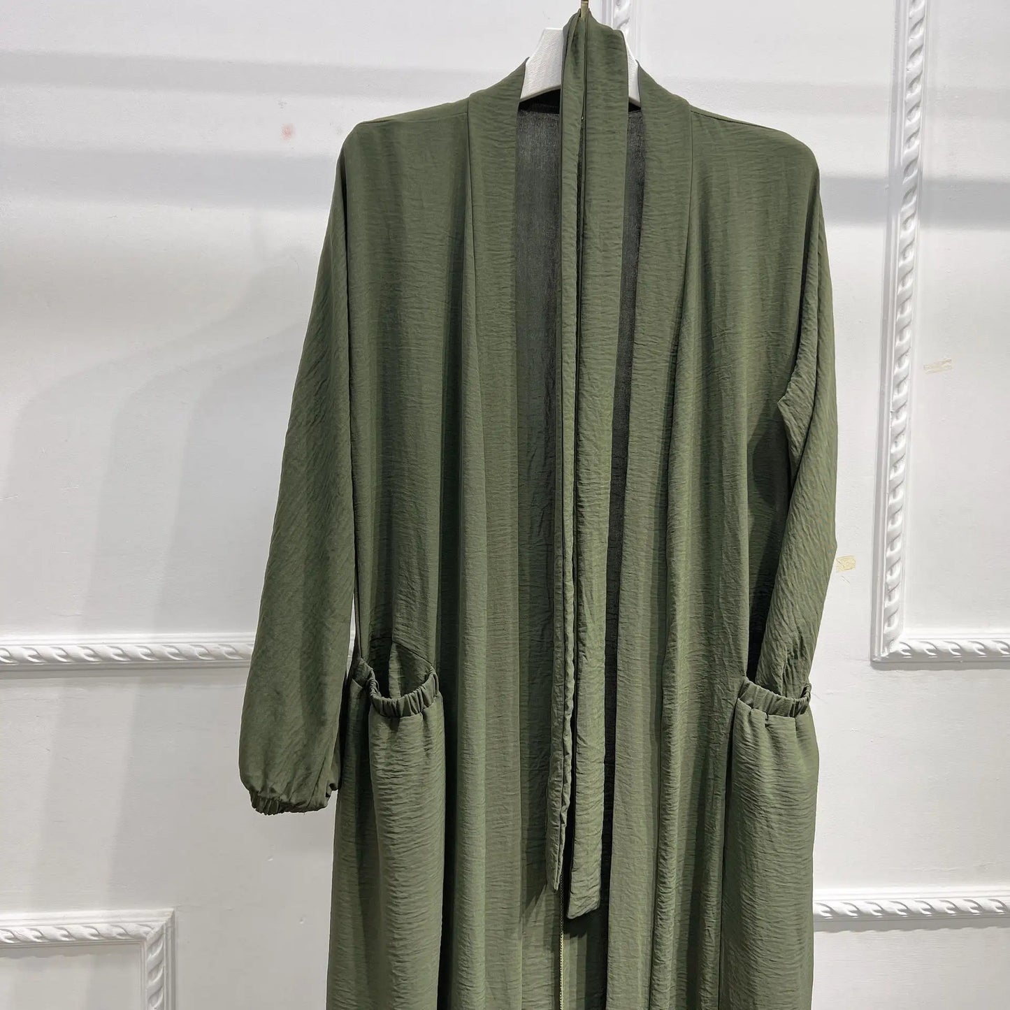 Ramadan Eid Abaya Dubai Turkey Hijab Dress Muslim Woman Kimono Modest Kaftan Robe Femme Islamic Clothing Open Abayas for Women