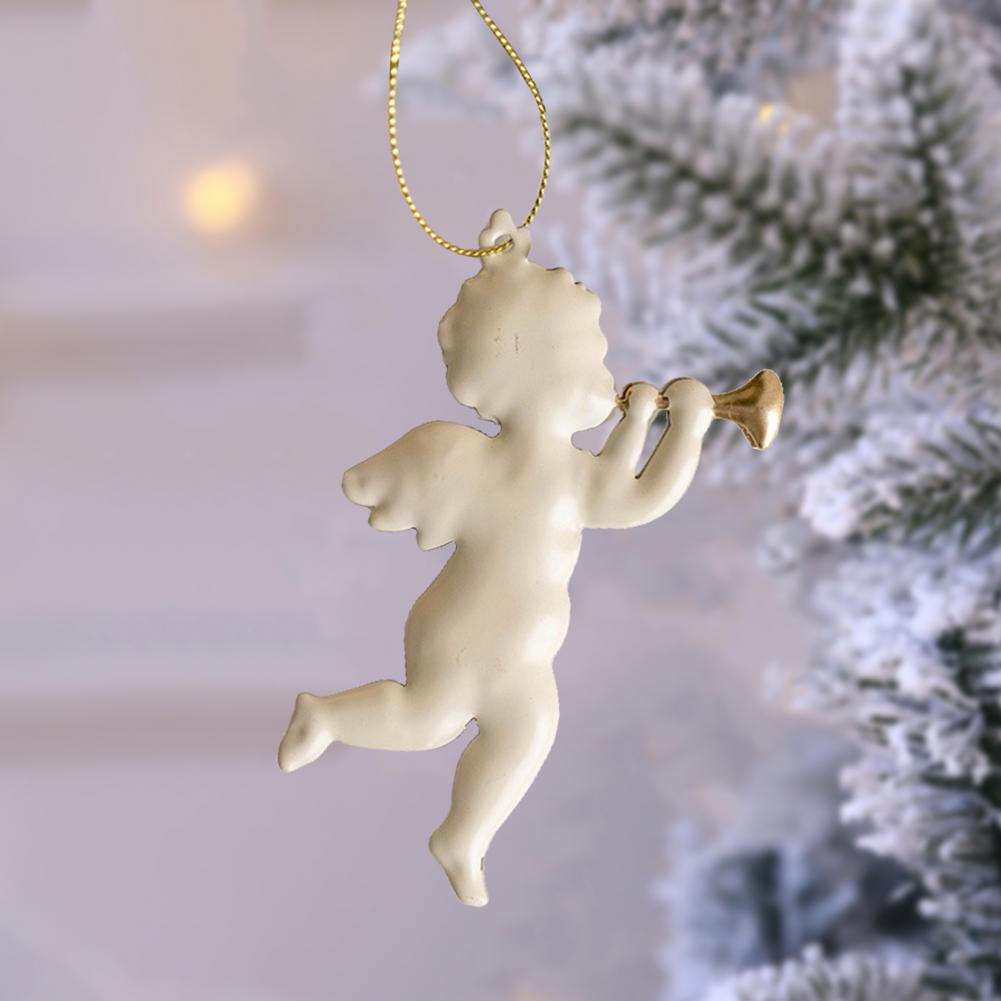 Christmas Pendant Exquisite Santa Claus Soldier Angel Shape Xmas Tree Hanging Ornaments for Festive Decoration