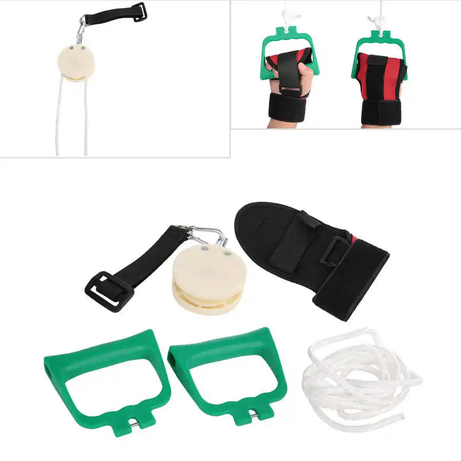 Shoulder Rehabilitation Training Kit Exercise Pulley Trainer Tool Home Use Arm Rehabilitation Training Equipment Kit Elderly
