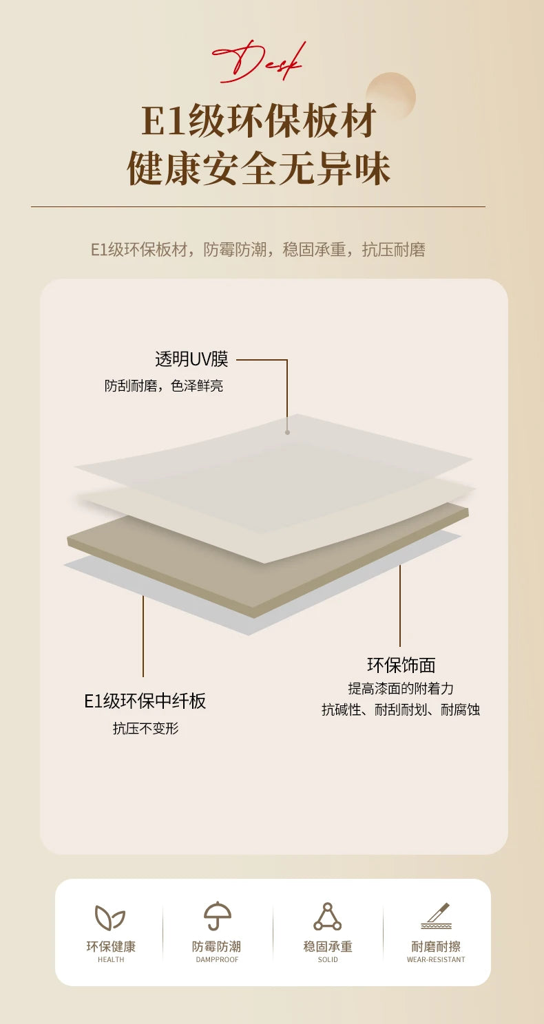 Cream wind small apartment dresser storage cabinet integrated white Nordic simple dressing table Internet celebrity glass makeup