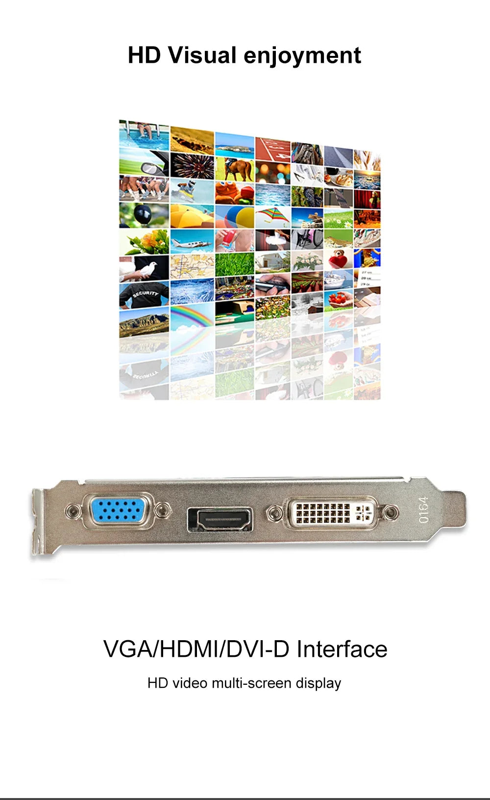 SEJISHI Video Card GeForce GT730 Display Vga Cards 2GB 4GB DDR3 128Bit Computer Graphics Card NVIDIA Game PC GT 730 HDMI DVI