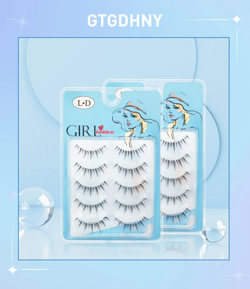 DIY Lashes Premade Fan A/M Shape Spikes Cluster Eyelash Mix Extension Individual Makeup Natural Wispy 3D Premade Peduncle Hyali