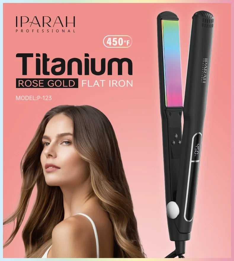 IPARAH Hair Straightener Professional Straightener for Hair Women Electric Hair straightening Brushes Barber Salon Tools P-123