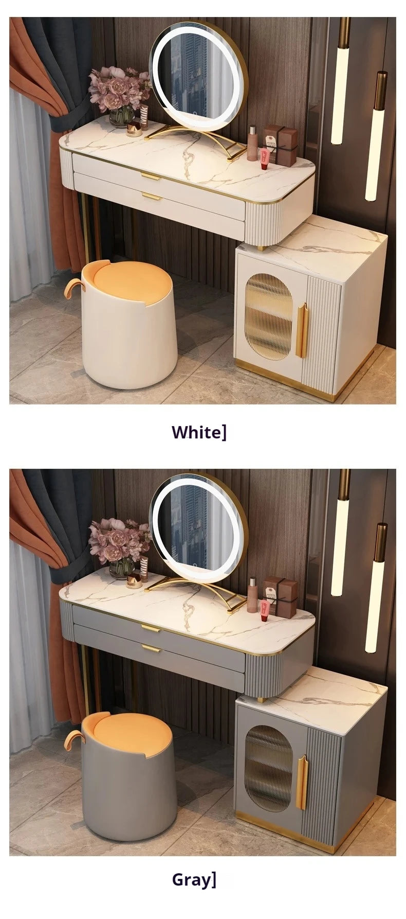 Makeup Dresser Table Vanity Filing Dressing Mobile Chest Nightstands Bedroom Komodinler Coiffeuse De Chambre Bedroom Furnitures