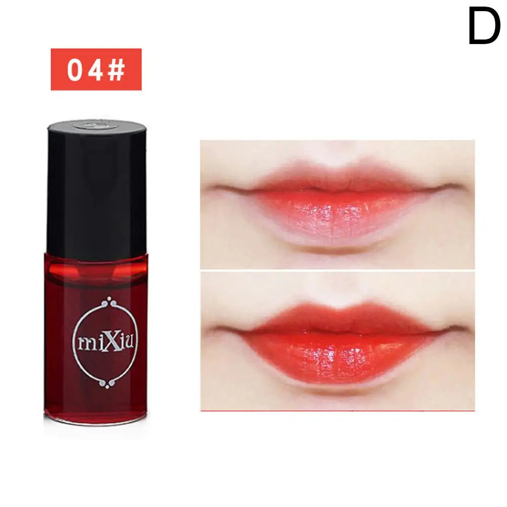 Long Lasting Glaze Tint Matte Lip Gloss Juice Stain Waterproof Cosmetic Liquid Lipstick Cup Velvet Non-stick Makeup H0m7