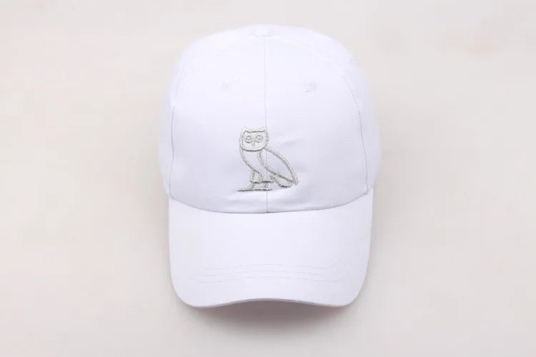 Fashion Trendy Pop Hip Hop Baseball Cap Embroidery Owl Sun Dad Hat for Men Women Streetwear Outdoor Caps Casquette Gorras