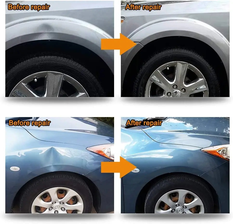 Auto Dent Repair Tools Kit Car Body Sheet Metal Paintless Bump Removal Reverse Hammer Kit Blue Tabs Set Pull Traceless Remover