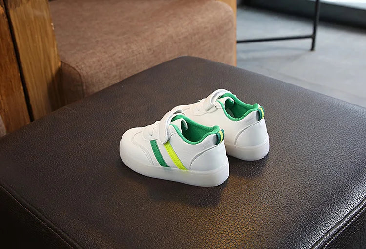 Kid Tennis 2024 Spring and Autumn Children LED Sneakers Boys Glowing Shoes Kids Baby Girls Toddler Shoes with Light Up Luminous