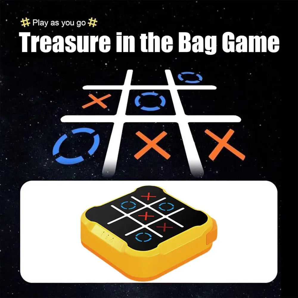 Electronic Tic-Tac-Toe Game Children's Electronic Toys Chess Set Board Games Chess Board Game For Family For Indoor Party