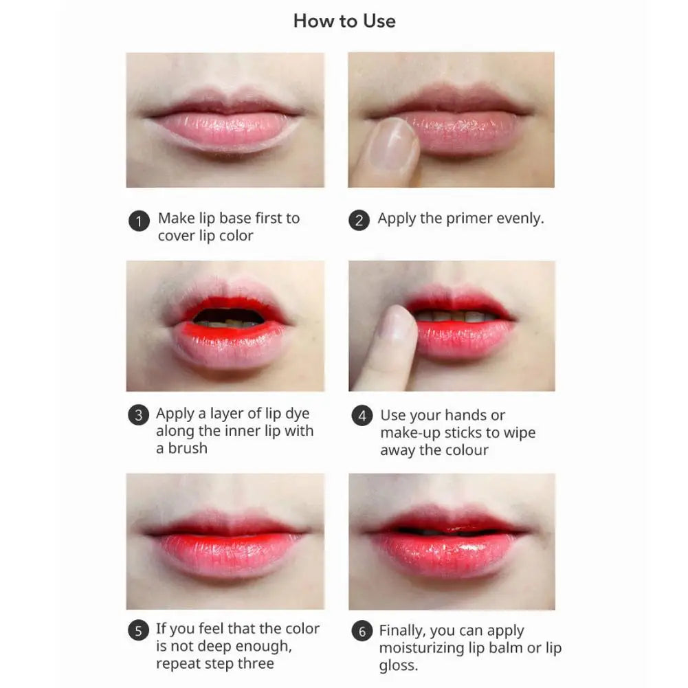 Long Lasting Glaze Tint Matte Lip Gloss Juice Stain Waterproof Cosmetic Liquid Lipstick Cup Velvet Non-stick Makeup H0m7