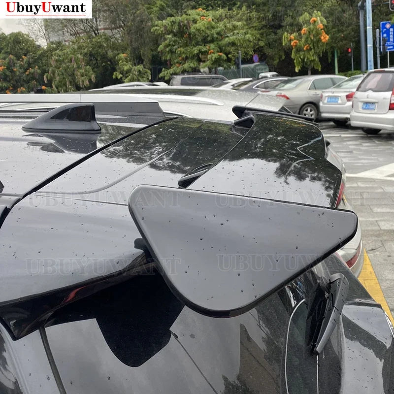 For Peugeot 206 207 208 308 Spoiler 2005 2006-2022 ABS Plastic Carbon Fiber Look Hatchback Roof Rear Wing Body Kit Accessories