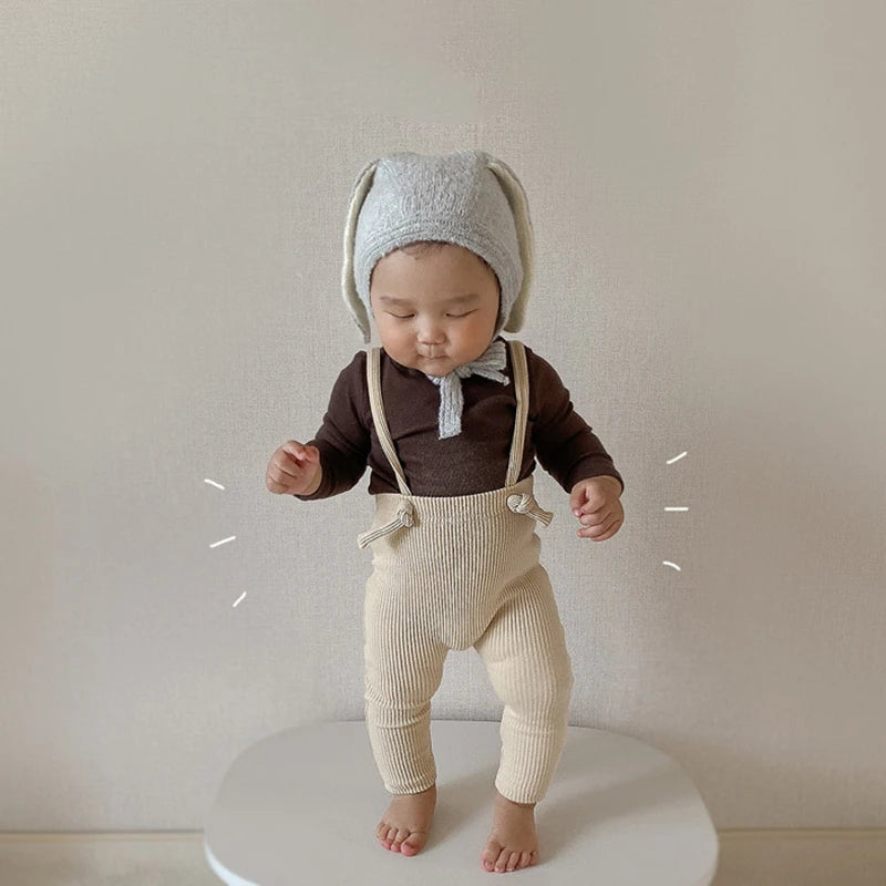 Summer Newborn Infant Baby Boys Girls Romper Jumpsuits Infant Clothes One Piece Overalls Solid Color Sleeveless