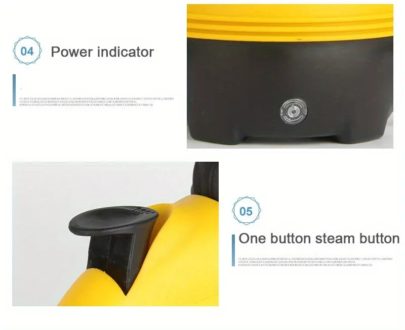 Portable Steam Cleaning Machine Suitable for a Variety of Places of Hand-held 1000W High Temperature Steamer Cleaning Machine
