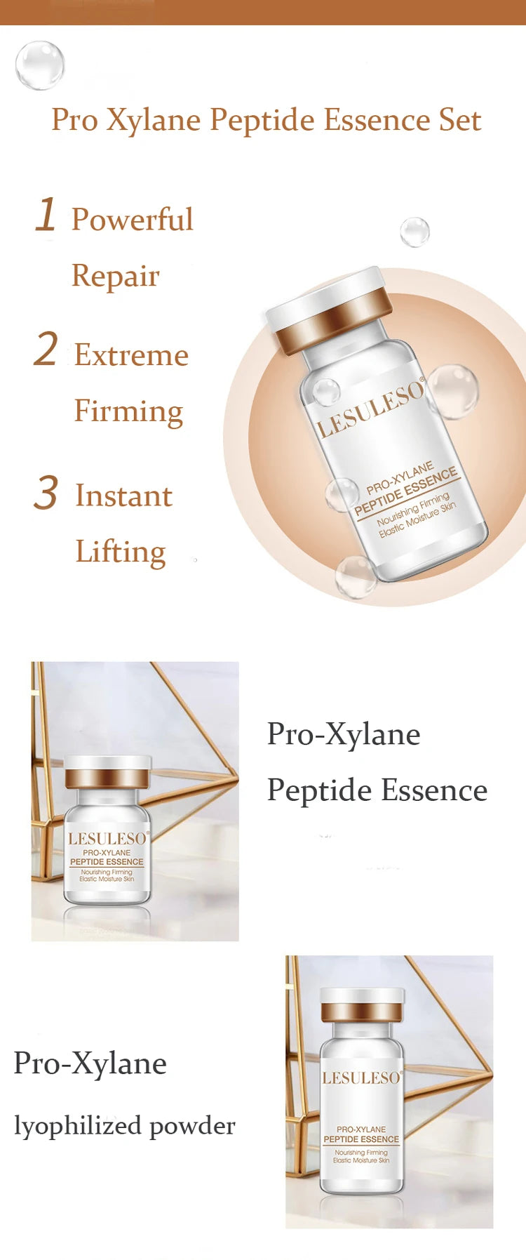 Lyophilized Powder Face Miracle Mask Korean Makeup Hiauluronic Acid Skin Tightening Stem Cell Solution Ampoule Salon Cosmetics