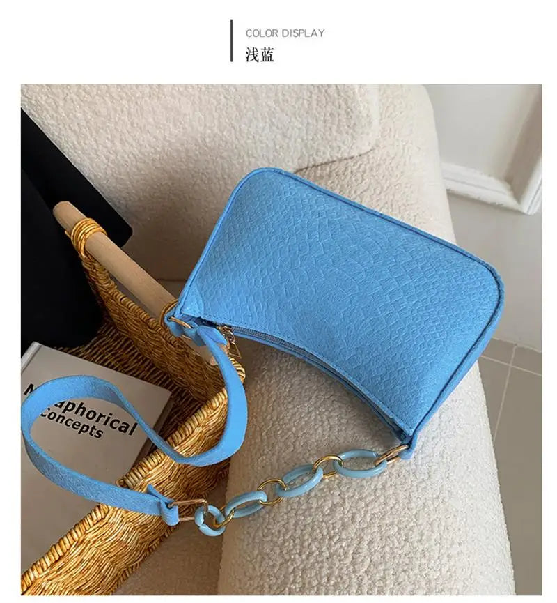 Fashion Felt Shoulder Bags For Women Women'S Subaxillary Bag Design Advanced Texture Armpit Handbags Purses Crescent Saddle Bag