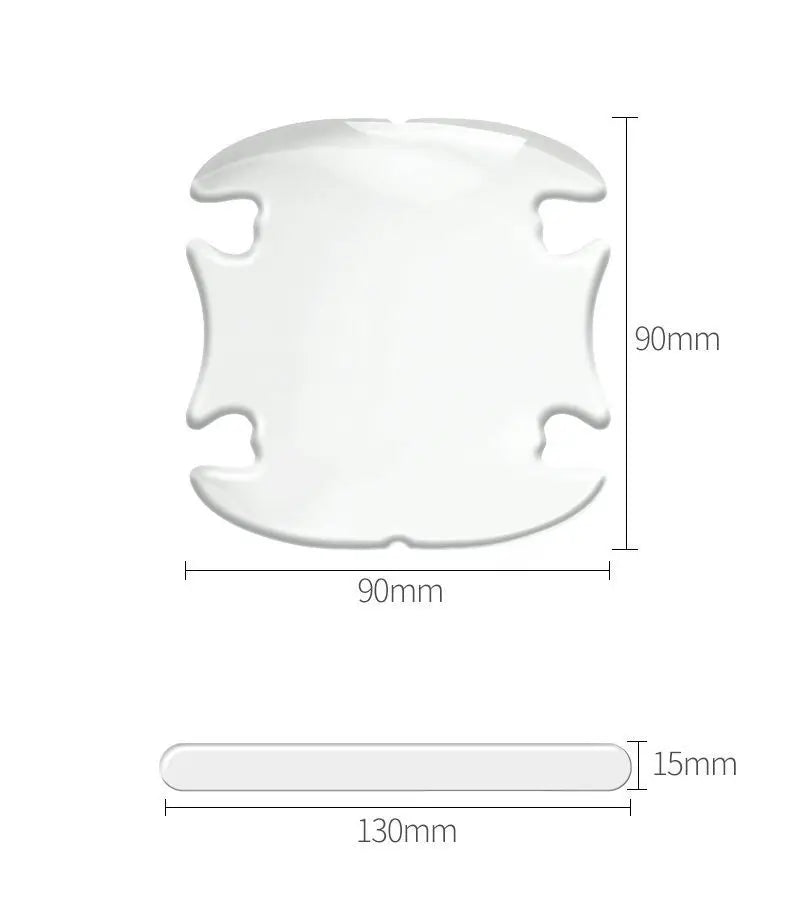 Car Invisible Transparent Protective Stickers Set Door Handle Bowl Rearview Mirror Edge Anti-scratch Protection Clear Strip