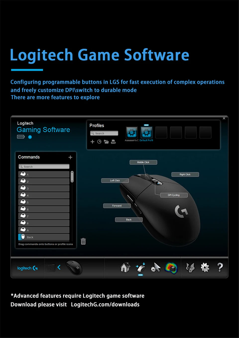 logitech G304 G305 G102 computer gaming 2.4G wireless mouse ergonomic mouse HERO Engine 12000DPI For LOL PUBG Fortnite Overwatch