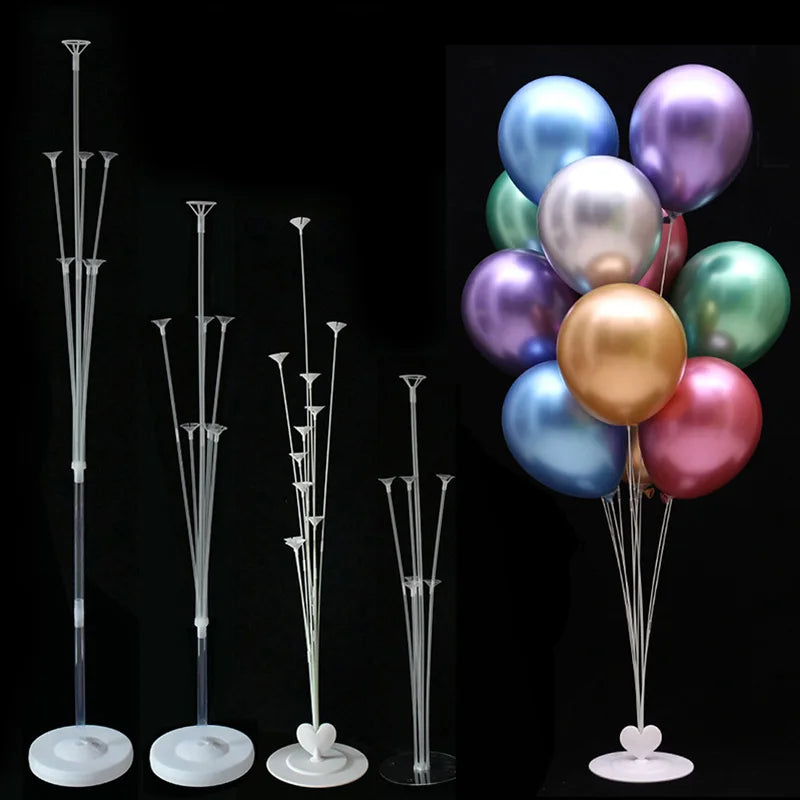 7Tubes Balloons Stand Balloon Holder Column Confetti Balloon Baby Shower Kids Birthday Party Wedding Decoration Supplies