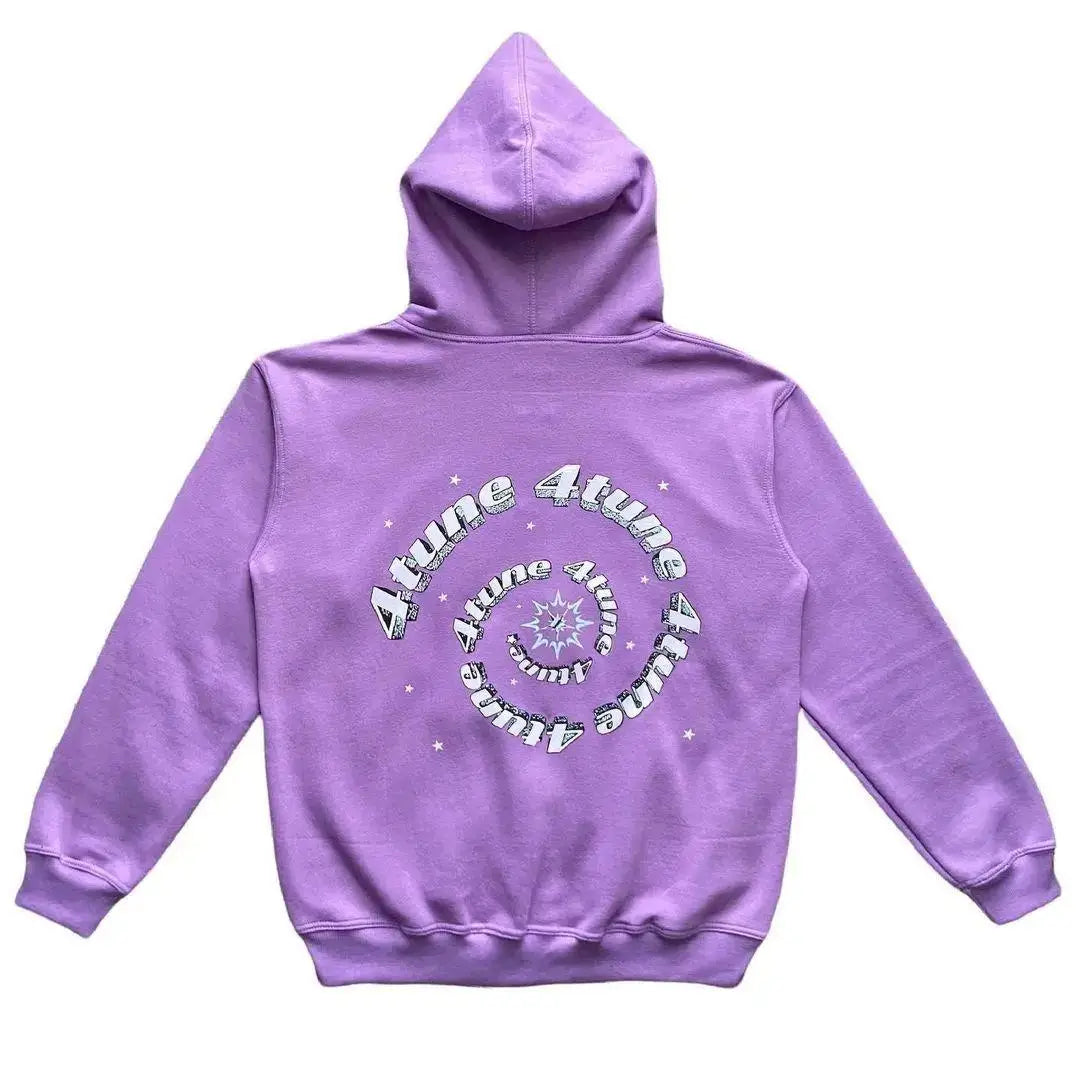 4tune full zipper sweatshirt American youth cardigan zipper jacket retro y2k hoodie women's casual loose sweatshirt